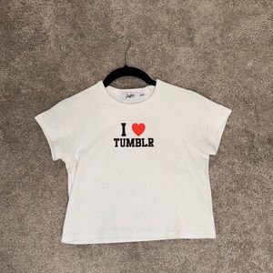 THE MAYFAIR GROUP CROP TOP - I LOVE TUMBLR